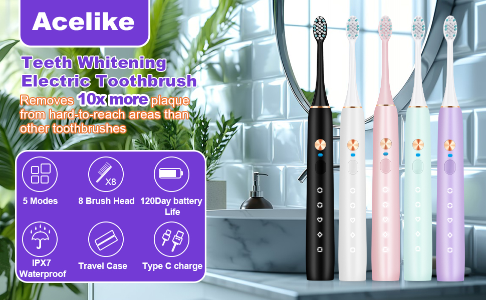 Sonic electric toothbrush