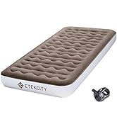 Etekcity Air Mattress Upgraded Twin Size Camping Air Bed Blow Up Bed Inflatable Mattress Raised A...