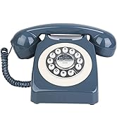 Sangyn Retro Landline Telephone Classic Vintage Corded Phone Old Fashioned Dial Button Desk Phone...