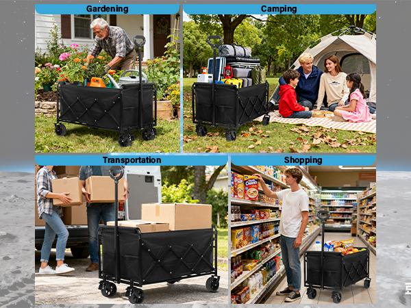 wagons carts foldable
