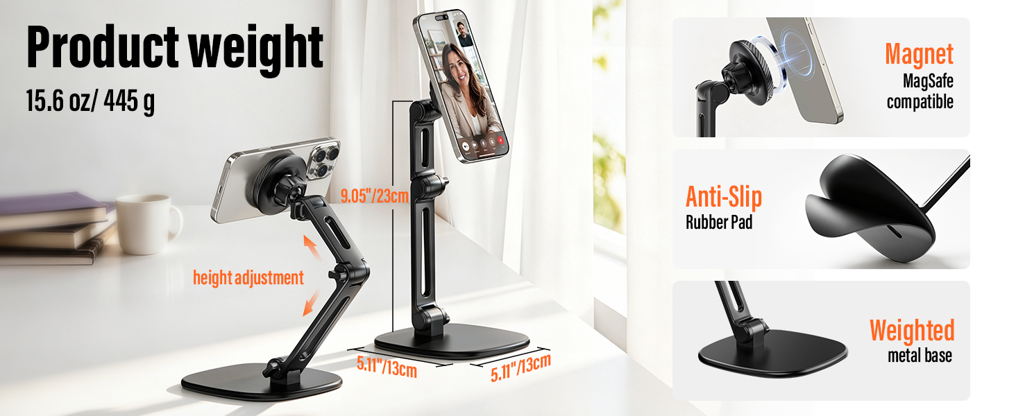 Magnetic Phone Stand for Desk