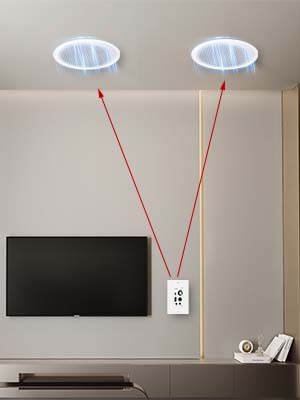 in wall amplifier with bluetooth