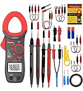 Digital Clamp Meter T-RMS 3999 Counts NCV Volt Amp Ohm Tester Auto-ranging Measures Capacitance T...