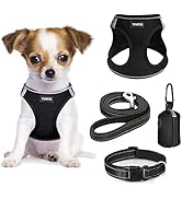 YIMEIS Dog Harness and Leash Set, No Pull Soft Mesh Pet Harness, Reflective Adjustable Puppy Vest...