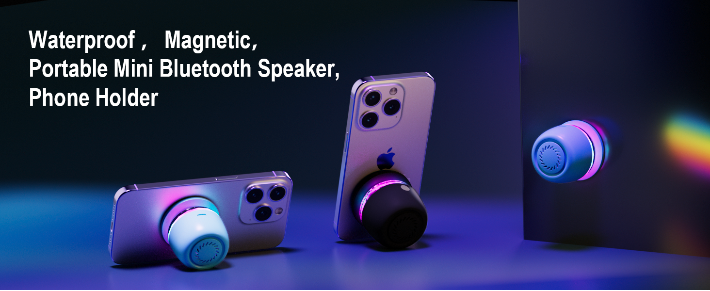 waterproof magnetic bluetooth speaker