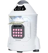 GONINO Kids Piggy Bank for Girls, Kids Safe, Rocket ATM Piggy Bank with Code &amp; Face ID Simulation...