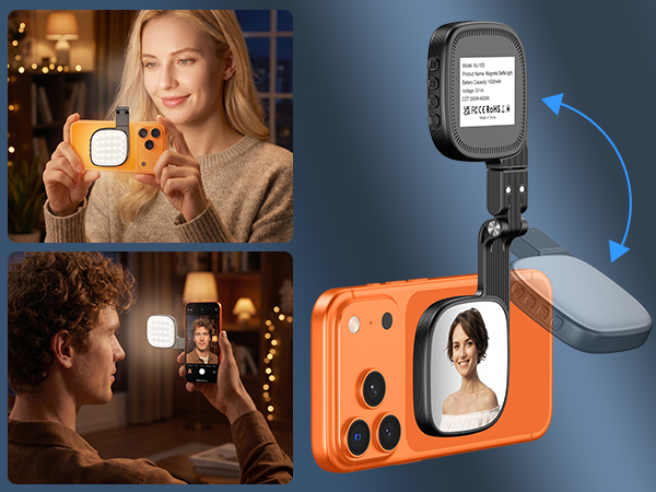 magnetic selfie light for iphone