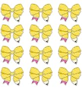 AnyDesign 50 Pcs Back to School Bow Cutouts Bowknot Cut-Outs Cartoon Pencil Bow Paper Cutting wit...