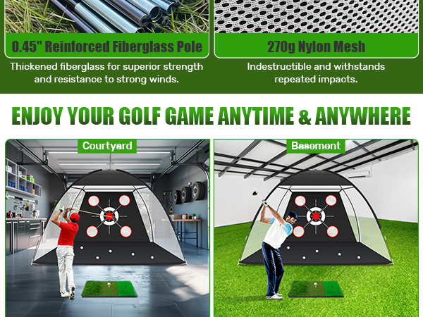 Golf Hitting Aid Nets Chipping Training Swing,Gifts for Men Dad Him and Golfer