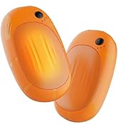 Rechargeable Hand Warmers 2 Pack, 6000mAh Electric Hand Warmers, 3-Settings Smart Heating, 2in1 P...