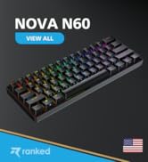 Ranked N60 Nova 60% Form Factor | Hot Swappable Mechanical Gaming Keyboard | 61 Keys Multi Color ...