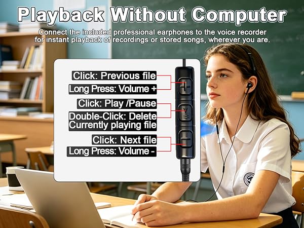 long battery life voice recorder 45 hour voice recorder with playback voice recorder