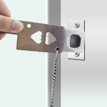 Upgraded Door Stop Alarm with Door Lock 120dB Travel Door Stopper Door Wedge Alarm