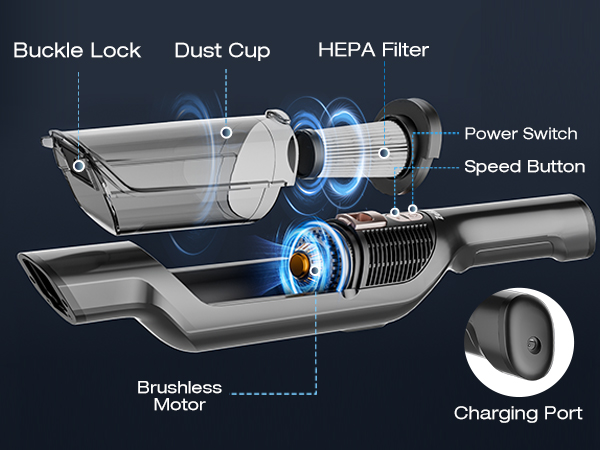 rechargeable handheld vacuum