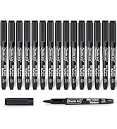Dry Erase Markers, Shuttle Art 15 Pack Black Magnetic Whiteboard Markers with Erase,Fine Point Dr...