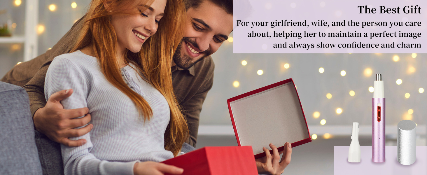 Nose &amp; Eyebrow Hair Trimmer for Women Men,Painless Rechargeable Ear &amp; Nose Hair Trimmer Clipper