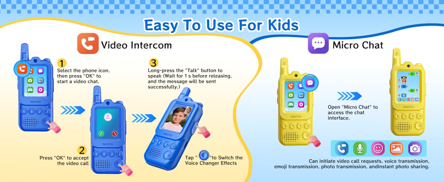 EASY TO USE FOR KIDS
