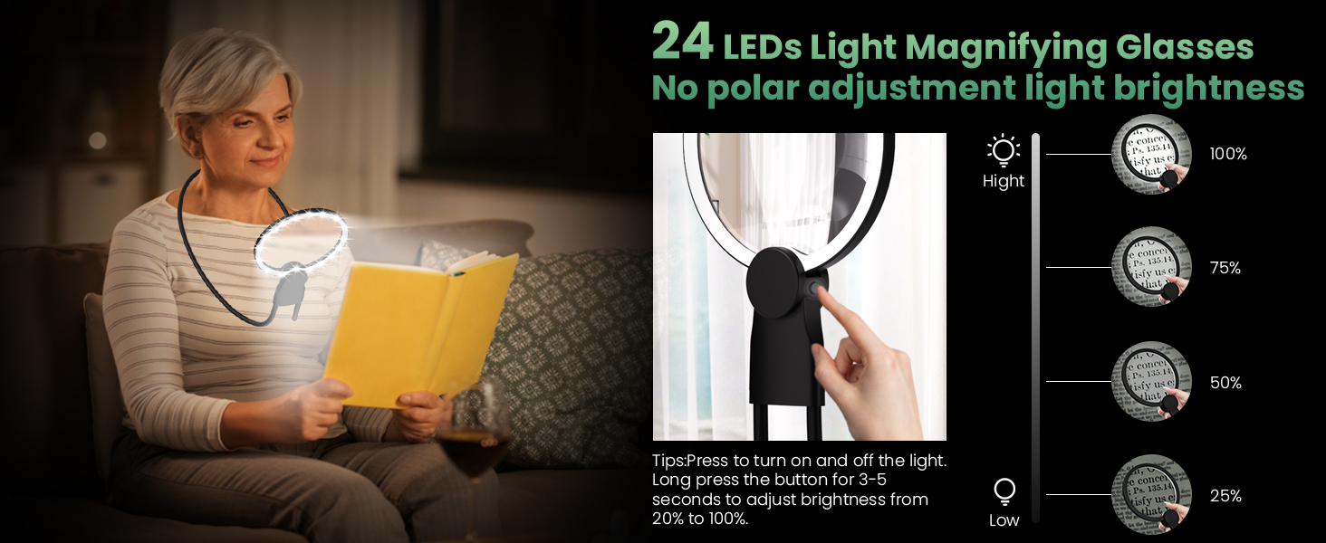 Reading Magnifier for Seniors