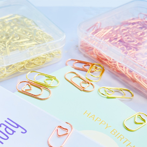 gold paper clips mini paper clips fancy paper clips cute paper clips fun paper clips