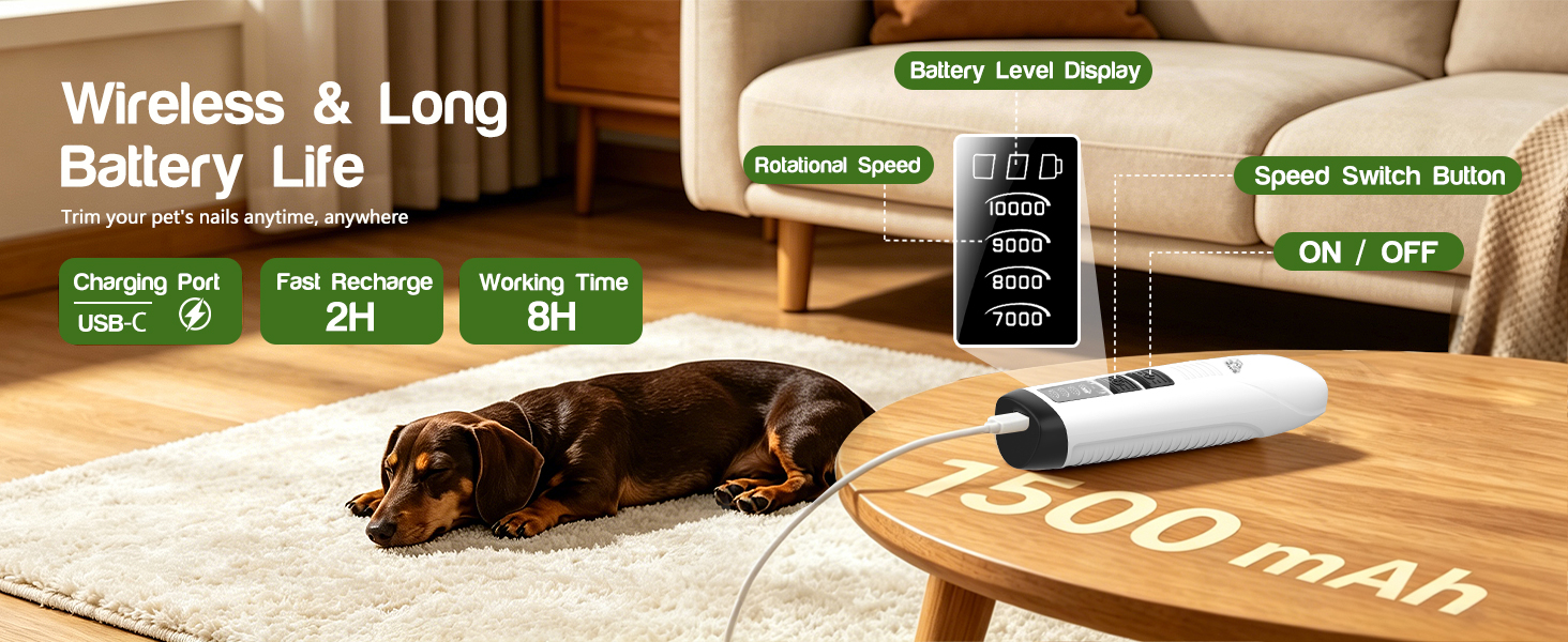 Electric Pet Nail Trimmer