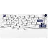 MechLands Feker Alice80 68 Keys Ergonomic Mechanical Keyboard, QMK &amp; VIA Programmable, Wired Gami...