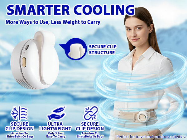 mini clip on fan