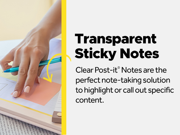 Transparent Sticky Notes
