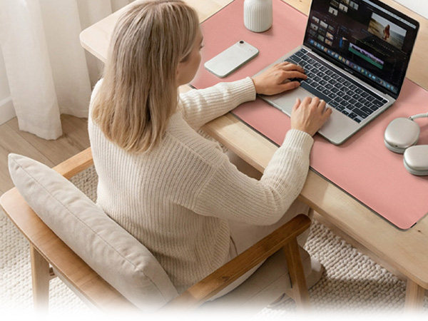 premium look feel scandinavian inspired design recyclable packaging nordik desk blotter vegan faux