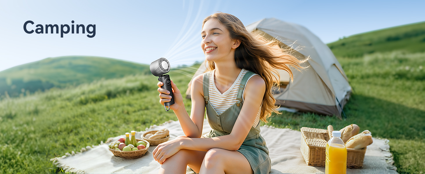 Portable Foldable Mini Fan for Camping