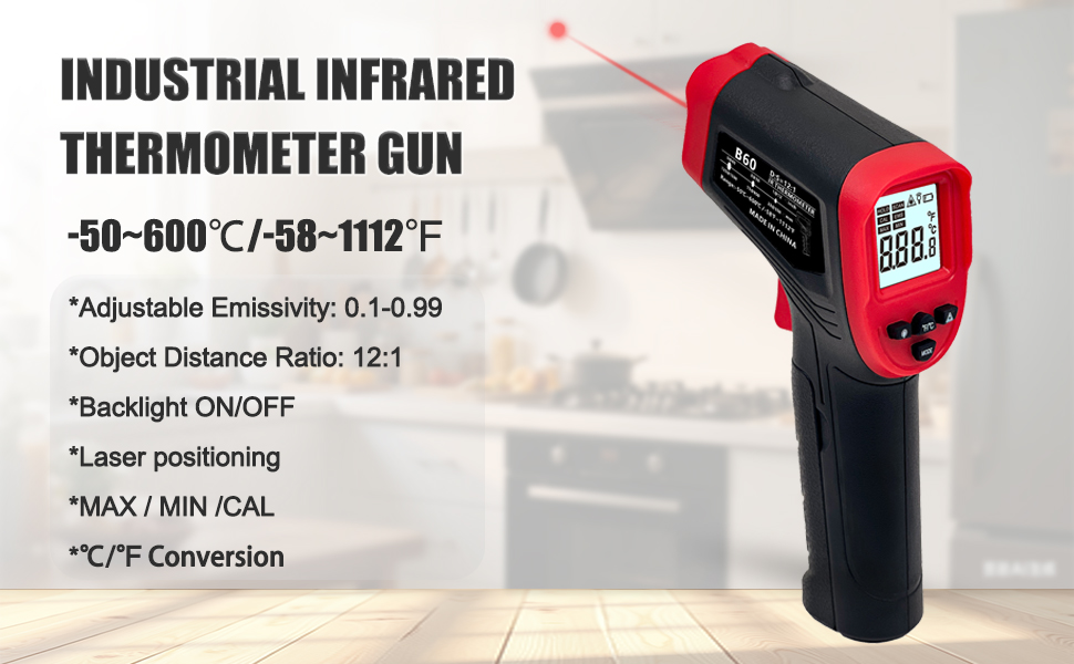 infrared thermometer gun for cooking