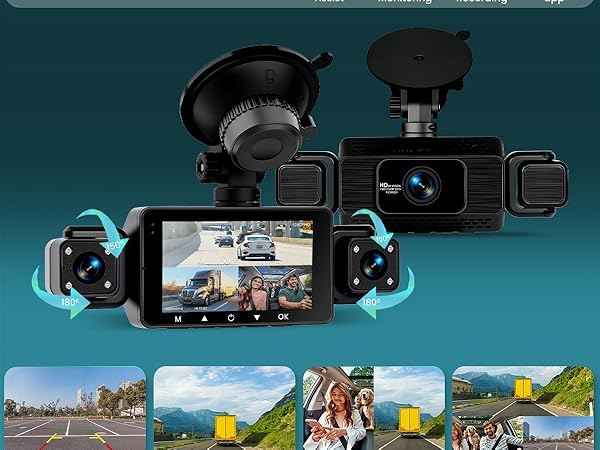 Dash Cam Front and Inside