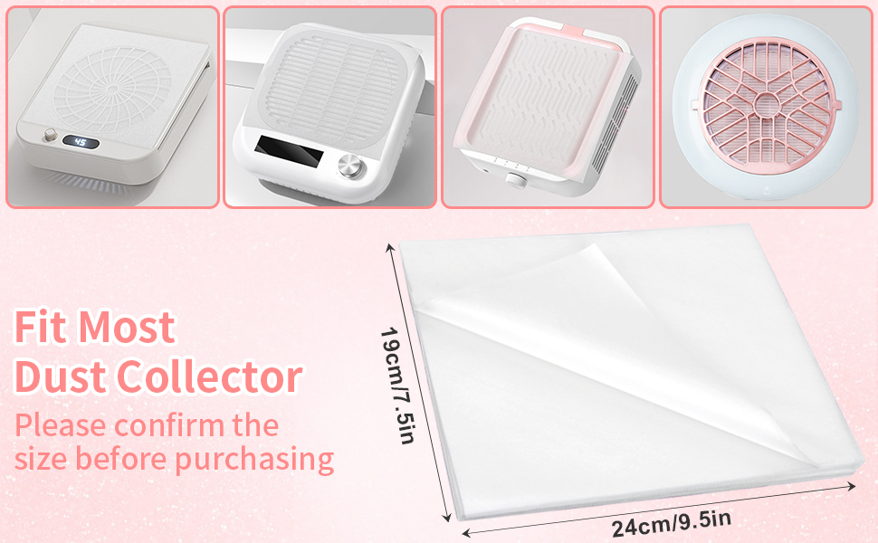 nail dust collector filter