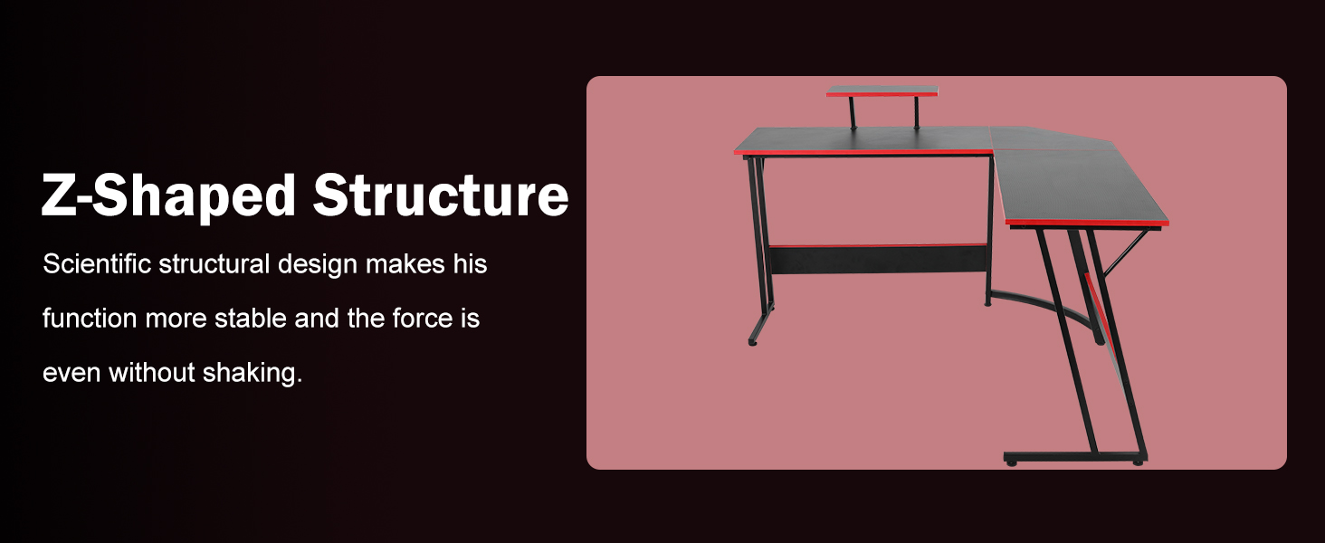 L Shaped Gaming Desk