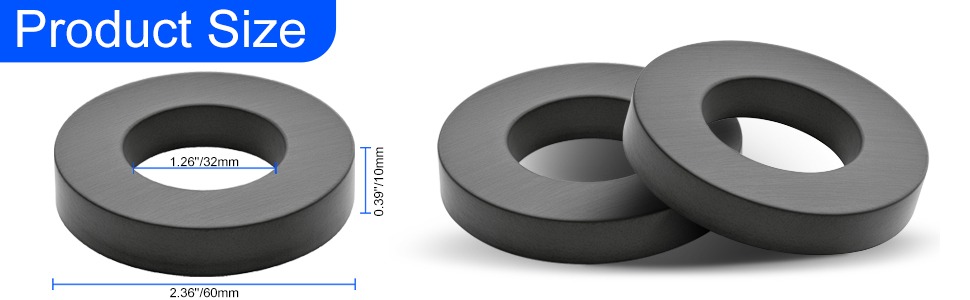 large magnet circle magnets big magnet heavy duty ferrite ring magnets