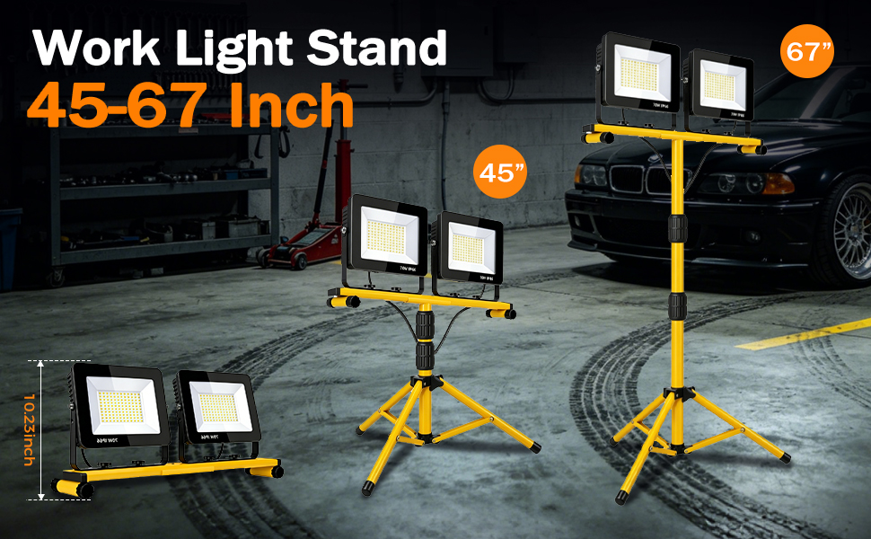 work light with stand