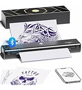 Phomemo Tattoo Stencil Printer Upgraded, TP81 Bluetooth Tattoo Printer with 10pcs Transfer Paper,...