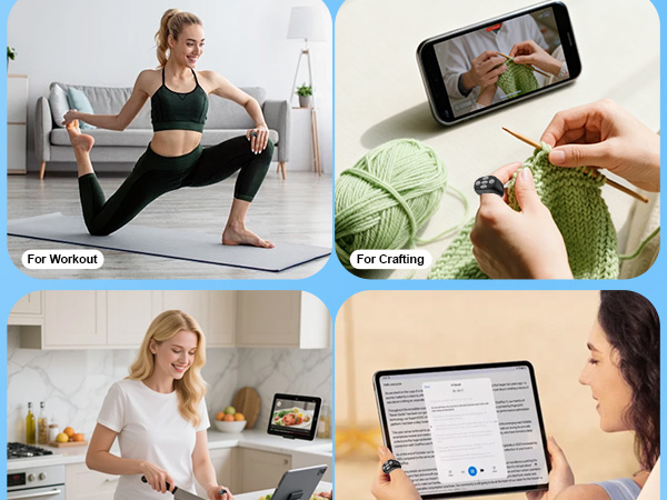 bluetooth ring scroller