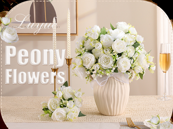 1 artificial peonies