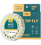 SF Full Sinking Fly Fishing Line Weight Forward Taper Fly Line for Freshwater WF4 5 6 7 8 9S 90FT...
