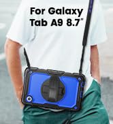 SEYMAC for Samsung Galaxy Tab A9 Case 8.7 Inch 2023 (SM-X110/X115/X117), Heavy Duty Shockproof Pr...