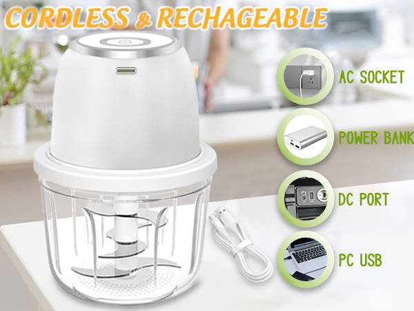rechargeable small chopper