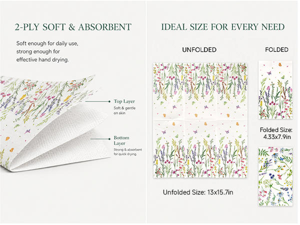 wildflower napkins
