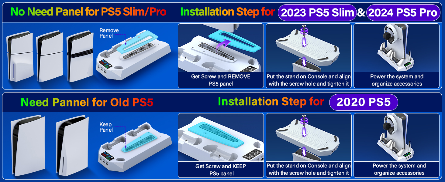 ps5 cooling base station