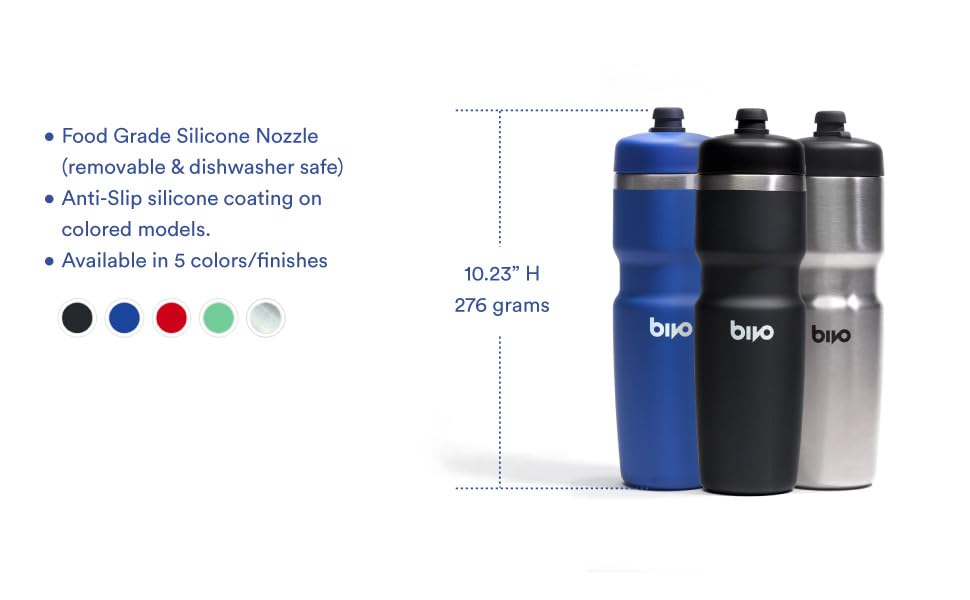 Bivo Trio Insulated Cycling Sport Water Bottle