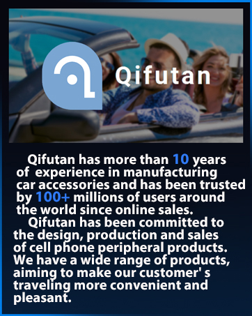 Qifutan Car Phone Mount Holder Stand Car Charger Automotive Accessories Dashboard Windshield