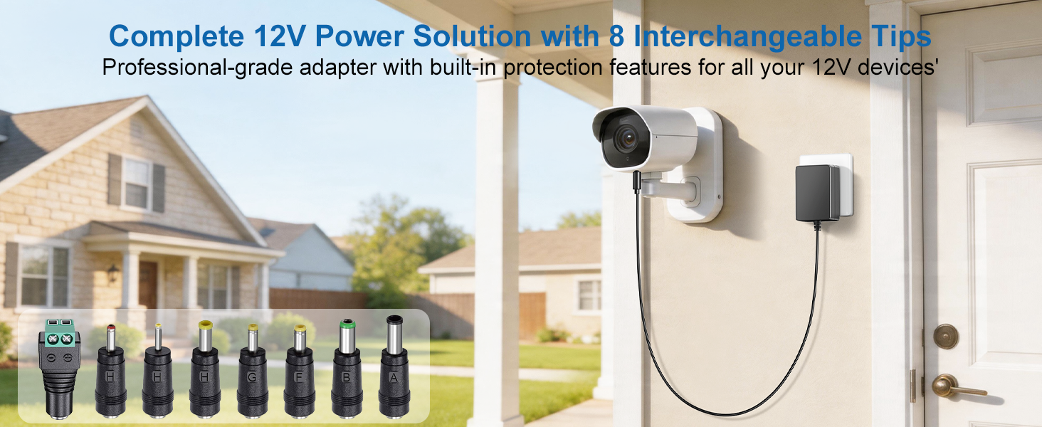 use this 12v power adapter to power your 12v device
