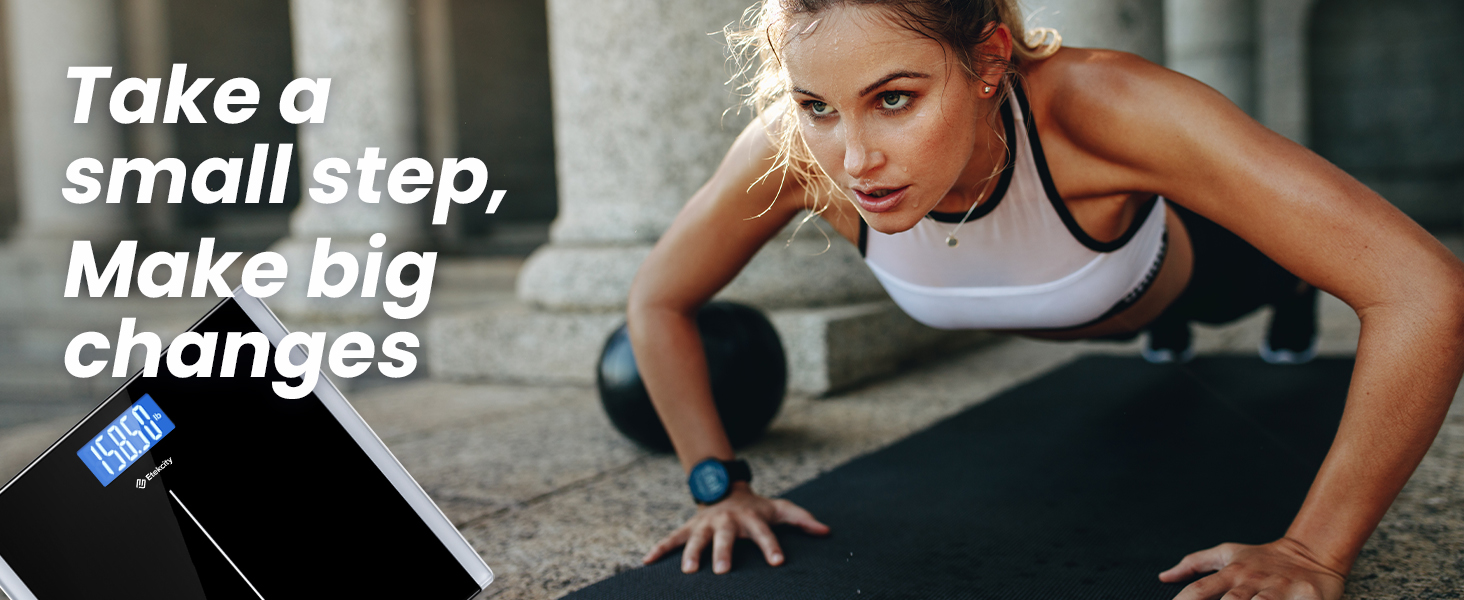 Take a small step, make big changes.