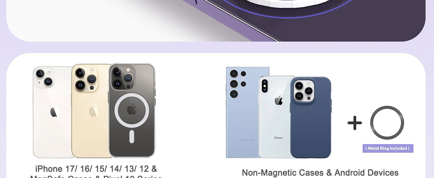 magnetic phone ring holder