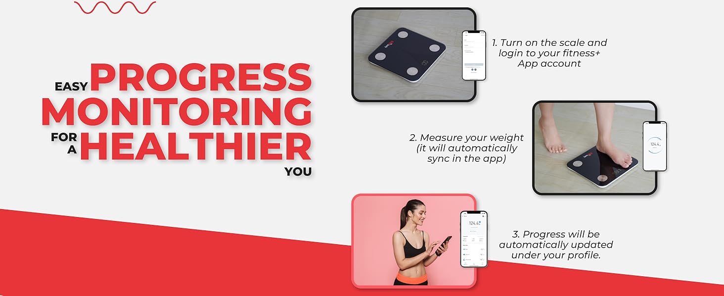bisonbody digital smart scale basic body scales for weight fat bmi percentage monitor composition