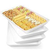 WOWBOX Serving Tray for Entertaining, Happy Halloween Serving Platters for Fruit, Cookies, Desser...